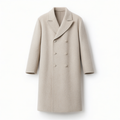 Beige Relaxed Fit Trench Coat