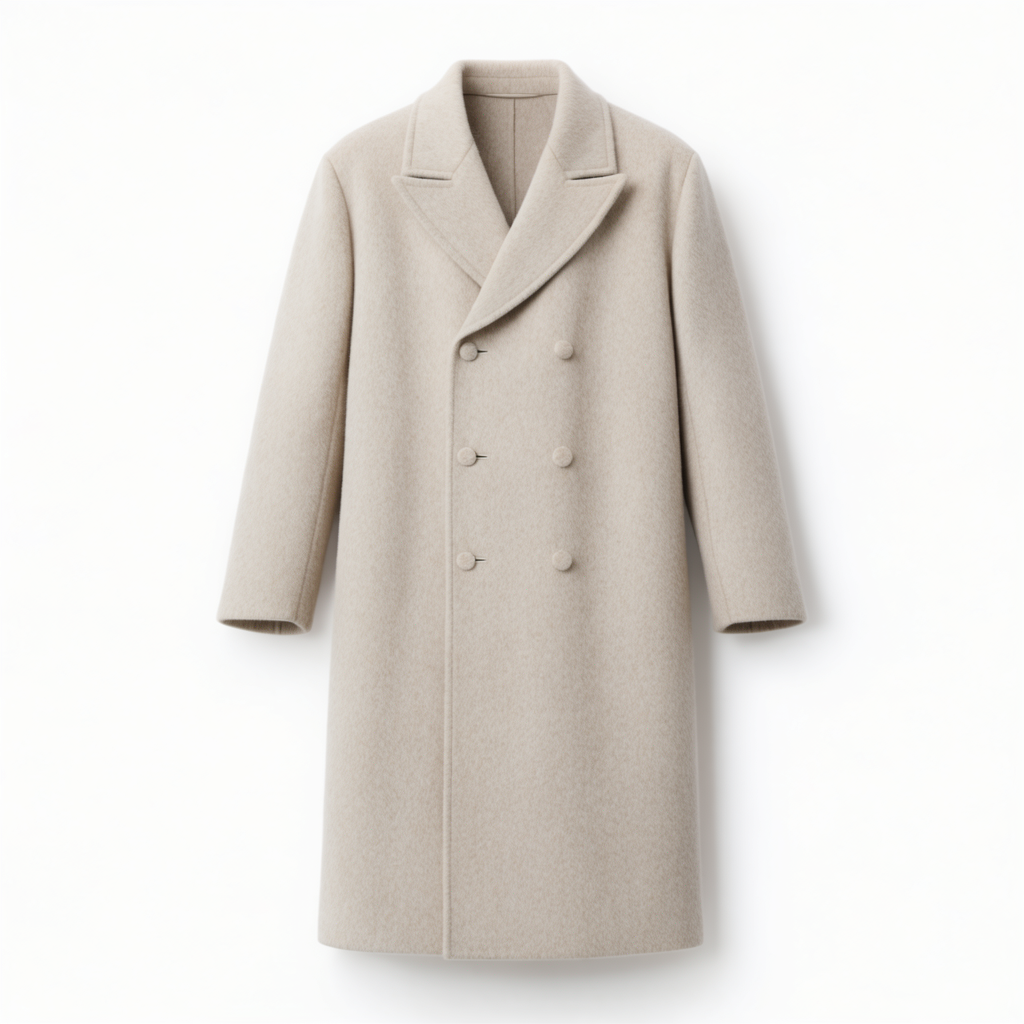 Beige Relaxed Fit Trench Coat